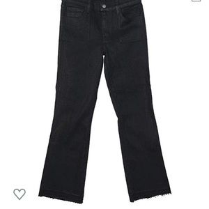 J Brand Jeans Selena Mid-Rise Cropped Bootcut